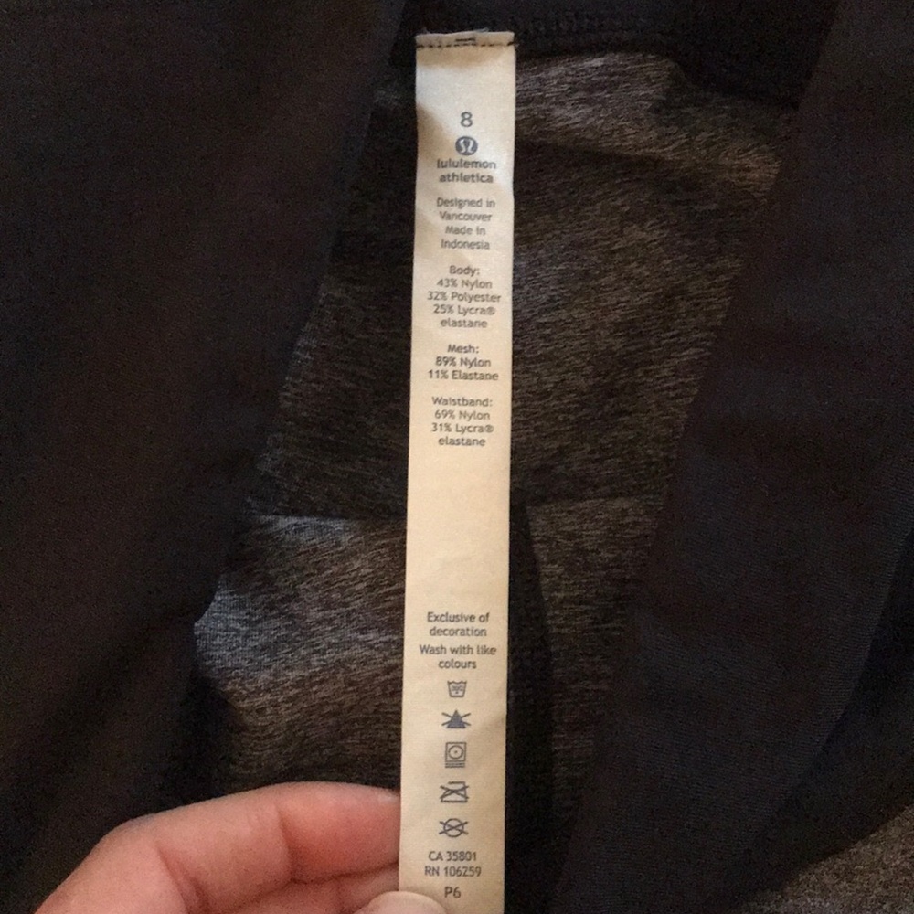 Lululemon Athletica Train Times Capri Size 8 - Picture 5 of 7